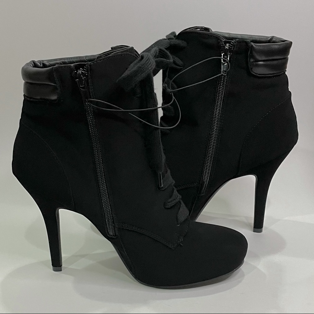 Andiamo Picasso Black High Heel Boots S9.5